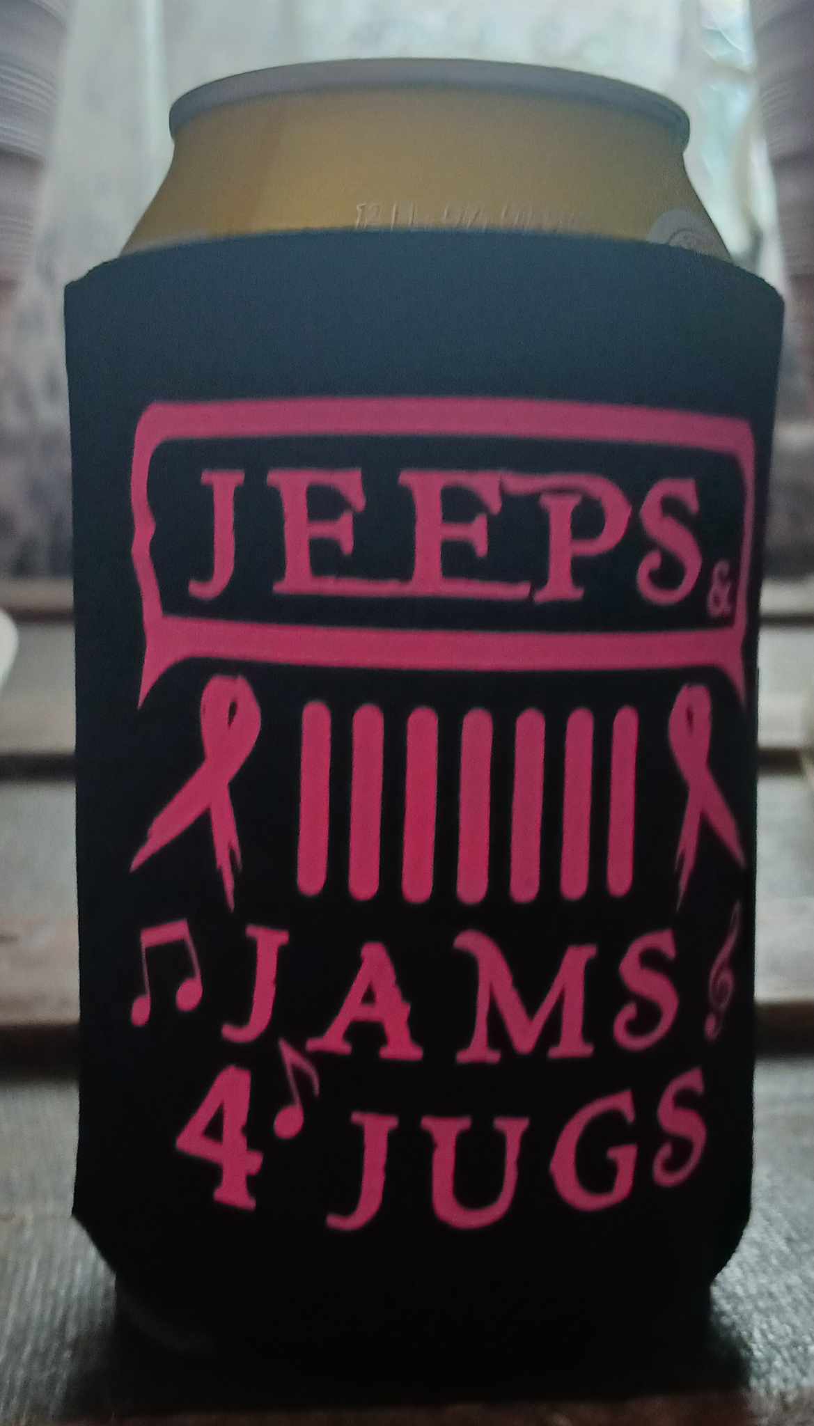 Jeeps, Jams 4 Jugs Can Koozies